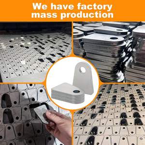 8 шт., плоские сварные вкладки для 1/2 с отверстиями - Product Image 5