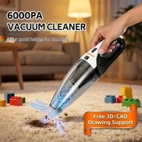Aspirateur à main rechargeable, design compact, conçu pour nettoyer les miettes des sièges de voiture, des poussettes, des chaises hautes