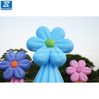 Fleurs gonflables géantes sculpture art publicité fleurs ballon Sculptures d'air
