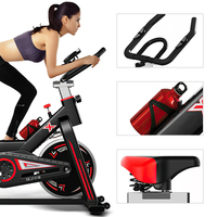 Vélo Statique d'Intérieur de Gros pour Exercice, Vélo de Spinning Fitness Réglable