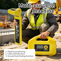 Localizador de Cables Subterráneos Wopson de Alta Precisión con Protección IP67, Detector Digital Portátil de Tuberías, Detector de Cables Enterrados
