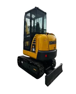 Projeto Japonês original usado escavadeira 6 ton PC56 Komatsu Pc35 Pc55 Pc56 Pc70 Segunda Mão Máquinas De Escavação