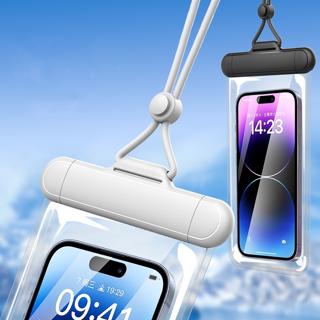 IPX8 Clear TPU Waterproof Phone Pouch Touch Sensitive Underwater Case for Smartphones