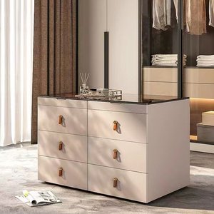 Armoire d'île minimaliste personnalisable coiffeuse pour chambre à coucher vêtements et salle de chapeau armoire à bijoux - Product Image 5