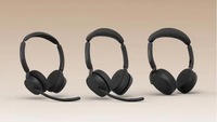 Casque de bureau sans fil Evolve3 45 Mono avec micro à perche réglable ClearVoice et adaptateur Link390