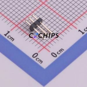 1271WV-3P Pin Header Through hole Component (THT),P=1.27mm Connector 1x3P 1.27mm Pin Header Through Hole - Product Image 2