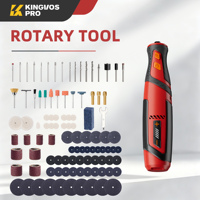 Outil rotatif miniature sans fil KINGVOSPRO KD7012, rechargeable par type-C, vitesse variable, mini-meuleuse, ponçage pour le travail du bois