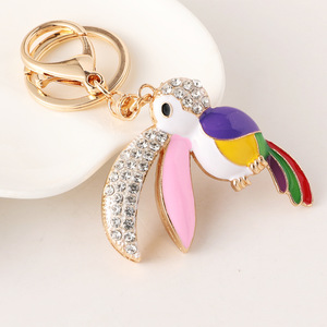 <span class=keywords><strong>2025</strong></span> mới nhất đầy màu sắc Men chim vẹt xe Móc Chìa Khóa Bling Rhinestone Toucan quyến rũ <span class=keywords><strong>Keychain</strong></span> - Product Image 6