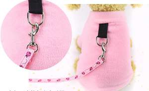 ठोस पॉलिएस्टर पर्यावरण के अनुकूल क्लासिक डिजाइन कुत्ते छोटे कुत्तों के लिए हुडी-फॉल/सर्दियों/वसंत मौसम गर्म पालतू कोट - Product Image 6