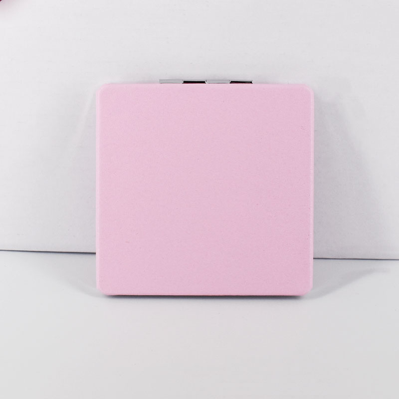 กระจกสี่เหลี่ยมสีชมพู