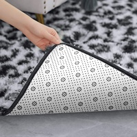 Tapis de maison imprimé léopard, accessoire moderne Super doux et pelucheux, de luxe, à peluche, pour la maison, nouveauté