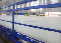 Machine à fabriquer des blocs de glace Robin Nice Price 10 tonnes, refroidissement par eau industriel, compresseur haute puissance pour usine de fabrication