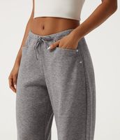 Pantalon large en molleton léger pour femme, coupe ballon, printemps-été-automne, grandes tailles, pour femmes de petite taille, courbes généreuses, qualité supérieure avec poches latérales