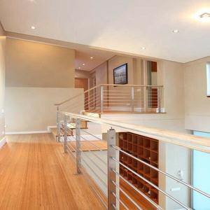 Daiya duplex <span class=keywords><strong>de</strong></span> rampe d'escalier <span class=keywords><strong>de</strong></span> maison avec poteau rond et rond main courante finition miroir - Product Image 2