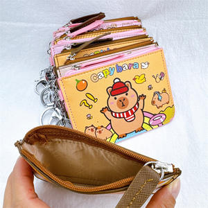 กระเป๋าใส่เหรียญลายการ์ตูนคาปิบาร่าน่ารักสำหรับเด็กนักเรียนชายหญิง รุ่น DHF1249 ขายส่งหลายแบบ - Product Image 4