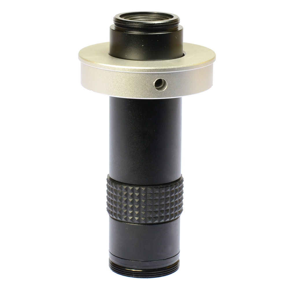 LDOPTIC Industrial Vision <strong>Lens</strong> Max 120X <strong>Zoom</strong> <strong>Lens</strong> C-Mount Glass <strong>Lens</strong> with 50mm Ring Adapter for Industrial Microscope Camera