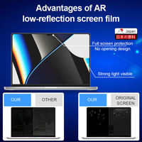 Film de protection d'écran anti-espion, anti-lumière bleue, anti-reflets, confidentialité, pour ordinateur portable Macbook, prix direct d'usine en gros