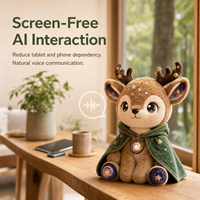 Peluche Interattivo AI Personalizzato con Funzione Vocale per Bambini e Intrattenimento Familiare, Marche di Giocattoli Autorizzate