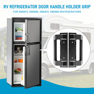 Support de poignée de porte de réfrigérateur RV, Kit de remplacement en plastique noir pour DM2672 DM2682 DM2872 DM2882 - Product Image 1