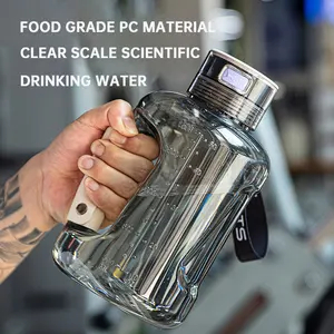 उच्च क्षमता वाली BPA मुक्त कस्टम प्लास्टिक हाइड्रोजन युक्त पानी क्षारीय खेल पानी की बोतल