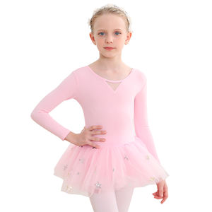 Robe de danse de ballet de haute qualité pour filles, tissu <span class=keywords><strong>tutu</strong></span>, fil doux, <span class=keywords><strong>jupe</strong></span> en gaze une pièce, ensemble de danse de ballet pour enfants - Product Image 1