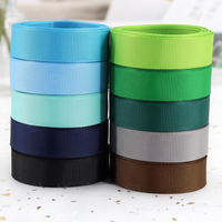 Ruban gros-grain de 196 couleurs, 100 yards, largeur 7/8 pouce (22 mm), ruban uni pour la vente en gros