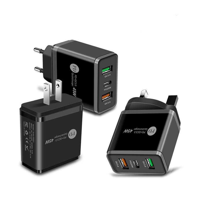 Cable de datos negro 45w+A-i5