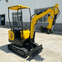 Mini-excavatrice sur chenilles Yanmar 1,8 tonne neuve avec moteur PLC, haute efficacité, livraison gratuite, à vendre