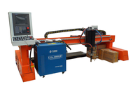 Cortadora de llama de plasma CNC de pórtico de placa de metal grande para la industria de estructuras de acero