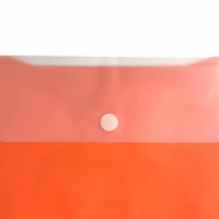 Pochette Organisateur en Plastique PP A4 Personnalisable Grande Quantité avec Bouton, pour Documents Scolaires et Professionnels, avec Logo Personnalisé