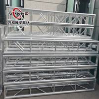 Estructura de Aluminio de 300x300 con Pernos Cuadrados, Instalación Rápida, Conexión por Tornillos, Pre-Ensamblada, para Eventos, Escenarios y Altavoces
