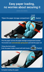 MASUNG stampante termica MS-LB401 300dpi USB etichette da polso per ospedali e gioielli per trasferimento termico - Product Image 3