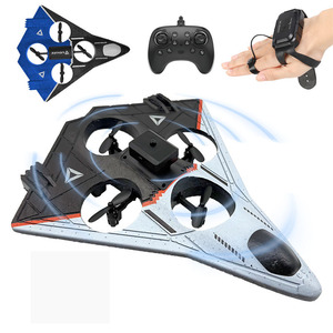 AiJH Watch Gravity Sensing Rc Plane 6-Axis Giroscopio Avión de espuma <span class=keywords><strong>3</strong></span>-Speed Fighter Jet Evitación de obstáculos Rc Avión Juguetes - Product Image 1
