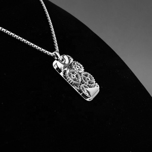 Pendentifs Rotatifs Engrenages en Acier Inoxydable et Titane Style Steampunk, Ne Ternissent Jamais, Accessoires Punk pour Hommes et Femmes, Vente en Gros - Product Image 4