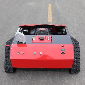 Tondeuse à gazon électrique télécommandée automotrice de haute qualité modèle 800 châssis en acier sur chenilles coupe d'herbe efficace - Product Image 4