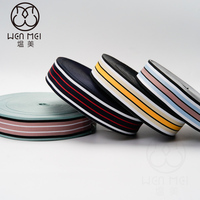 Sangle de chaussures en polyester 100% personnalisée par le fabricant, bande élastique jacquard multicolore, vente en gros