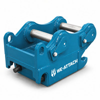 Attache rapide hydraulique We-Attach série S à double verrouillage 0-2T pour excavatrices, 26 kg, faible hauteur, haute charge, norme européenne, avec moteur