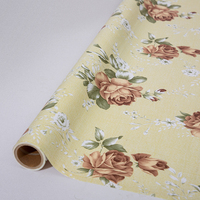 PP tnt Spunbond DekorFix usine vente en gros couverture de Table nappe en plastique imprimée avec support Non tissé