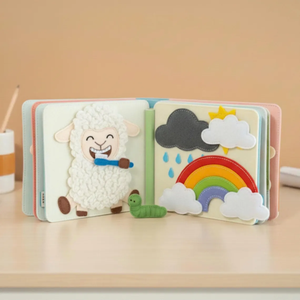 <span class=keywords><strong>Libro</strong></span> Sensoriale in Feltro Personalizzabile Ecologico per Natale, <span class=keywords><strong>Libro</strong></span> Montessori Silenzioso per Bambini - Product Image 3