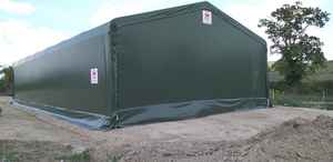 Qualité supérieure Galvanisé Type Léger Dépôt Industriel Tente Abri Structures En Acier DUE a SRL EN Standard Italie à Vendre - Product Image 4