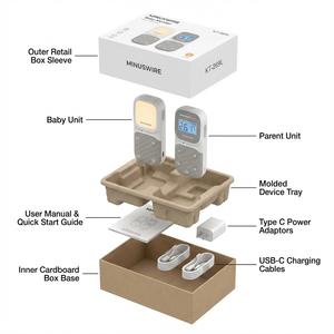 Proyector de Estrellas Único con Monitor de Audio para Bebés, Detección de Humedad y Máquina de Ruido Blanco para Ayudar al Sueño del Bebé - Product Image 2