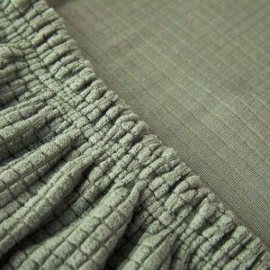 Housse de canapé en polyester tricotée tout-en-un, couleur unie, lavable en machine - Product Image 4