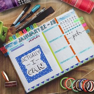 Nastro adesivo decorativo in stile Old school con stampa a colori misti Washi con dimensioni personalizzate per arti e mestieri fai da te - Product Image 5