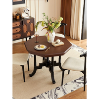 Nouveauté, table à manger Yu Si Ke H-103, portable, minimaliste, moderne, octogonale, en bois massif, style français, pour 3-4 personnes