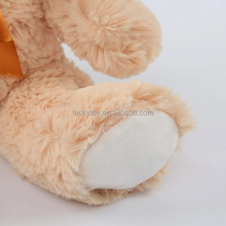 Jouet porte-bonheur, vente chaude, fabrication de jouets en peluche, ours en peluche doux personnalisé