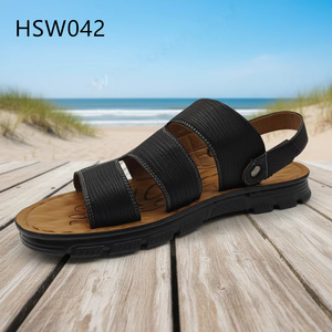 LXG,Coastal Leisure Open Heel Design Beach Shoes with Adjust Belt Pool Activity Enlarged Anti-Slip Outsole <strong>Men</strong> <strong>slippers</strong> HSW042 - Product Image 2