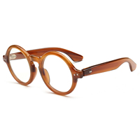 Montures de lunettes haut de gamme faites à la main en véritable corne de buffle, couleur unie, pour hommes et femmes, marron, logo personnalisable