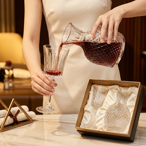 Verres en cristal transparents de conception européenne, fabriqués à la machine, écologiques, pour mariages, décoration intérieure, centres de table, vin 201-300ml - Product Image 6