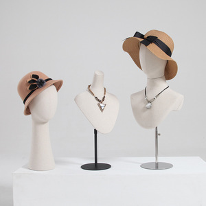 Mannequin de présentation pour foulards, sacs pour femmes, vêtements, colliers, bijoux, accessoires de mode et accessoires de présentation pour vitrine d'<span class=keywords><strong>opticien</strong></span> - Product Image 1