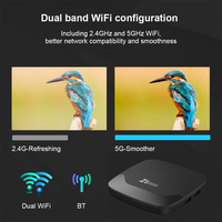 Boîte-cadeau personnalisée, boîte TV OTT Z6mini, Android 13, Smart TV Box, Wi-Fi double bande, télécommande vocale, décodeur avec Ma Gistv